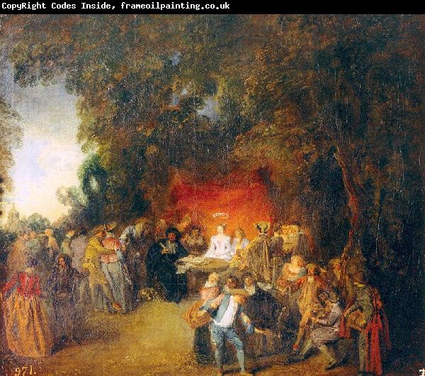 WATTEAU, Antoine The Marriage Contract